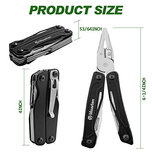 13-In-1 Multitool With Safety Locking, Professional Stainless Steel Multitool Pliers Pocket Knife, Bottle Opener, Screwdriver With Nylon Sheath For Outdoor, Survival, Camping, Hiking #TOP4