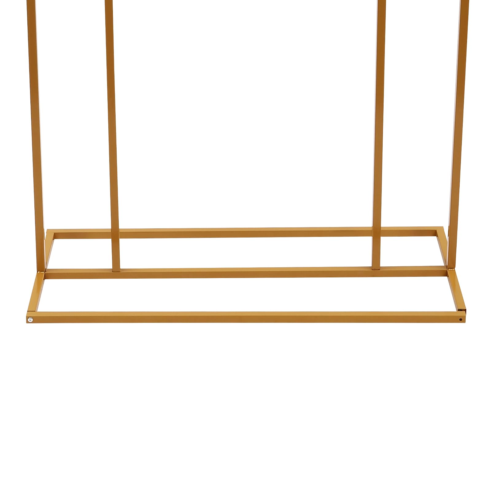 1*0.4*2m Metall Hochzeitsbogen, Traubogen Hochzeit Metall Stand Hochzeit Hintergrund Stand Bogen Stand Kann DIY-Dekoration 1mm Eisenrohrs Abgerundete Ecken Flügelmuttern für Abschlussfeiern