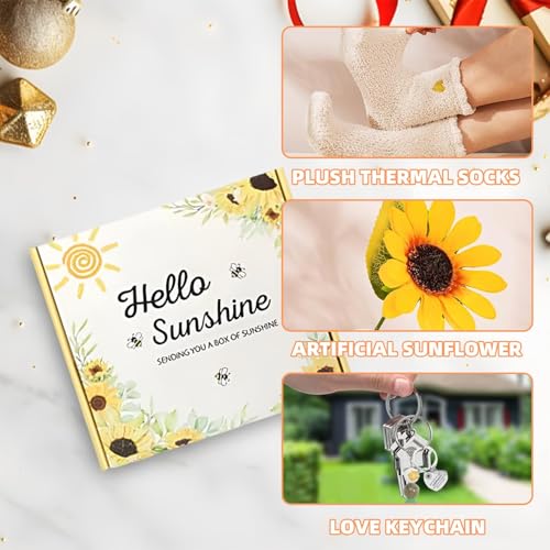 Sunflower Birthday Gifts for Women, Get Well Soon Gifts, Sunflower Gifts-Sending You Sunshine, Relaxation Bath Set Christmas Gifts for Your Mum, Wife, Best Friends, Sister, Daughter - Image 6