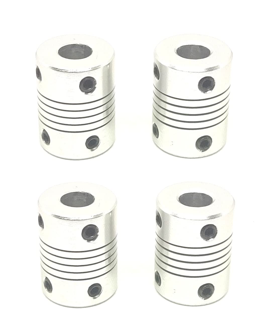 INVENTO 4Pcs 6x8mm Motor Jaw Shaft Coupler Aluminum 6mm to 8mm Flexible Coupling for DC Motor Stepper Motor DIY (B09K9L2P7D) Amazon Price History, Amazon Price Tracker