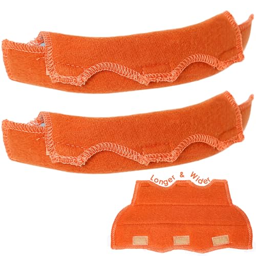 Image of Aolamegs Safe Hard Hat Sweatband- 2PCS Sweat Bands Washable, Hard Hat Liner Replacement, Flame Retardant Cotton Hard Hat Accessories Sweat for Welding Helmet, Construction Hats, Chainsaw Helmet