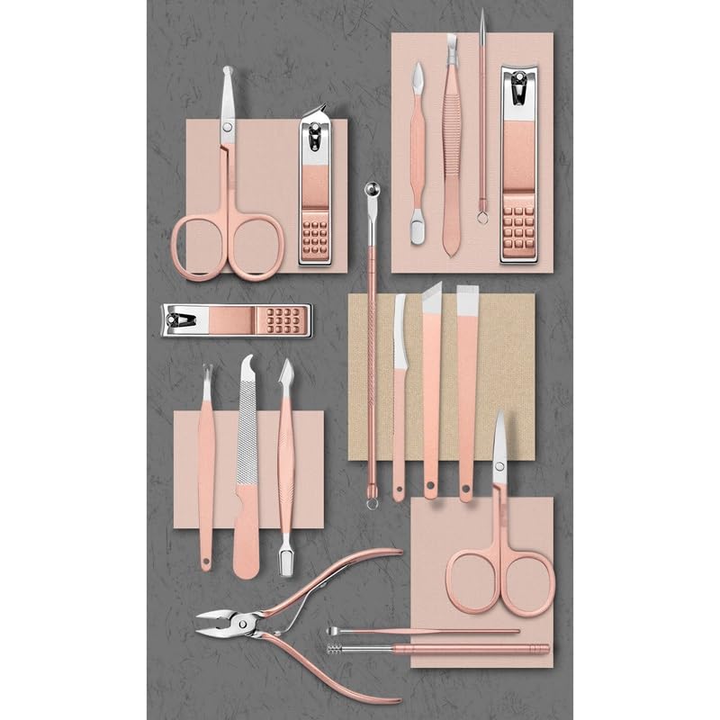 Pinces à ongles et coupe-ongles de précision en acier pour manucure - 4