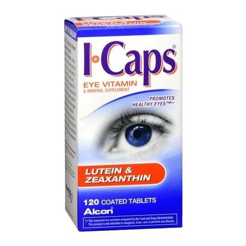 ICAPS Lutein & Zeaxanthin Eye Vitamin & Mineral Supplement Tablets 120 TB - Buy Packs and SAVE (Pack of 2)