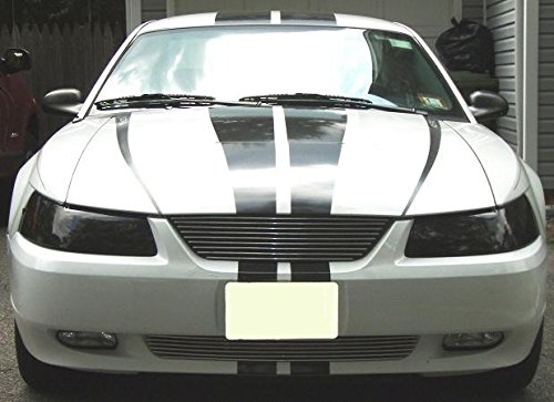 Precut Vinyl Tint Cover for 1999-2004 Ford Mustang Headlights (20% Dark Smoke)