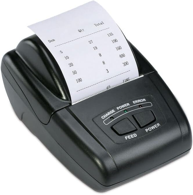 Cassida Universal Cash Handling Thermal Printer. Compatiable with Most Bill Counters (KP-1)