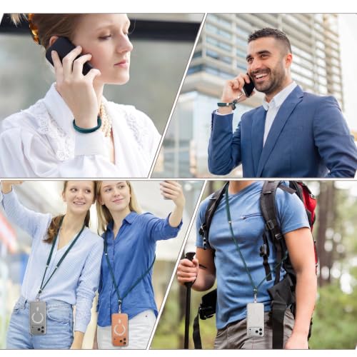 Image of VVAAGG Cell Phone Lanyard for iPhone Crossbody Phone Strap | Adjustable Neck Wrist Strap Anti Theft Long Lanyard Travel Essential for Women Most iPhone and Android Smartphones