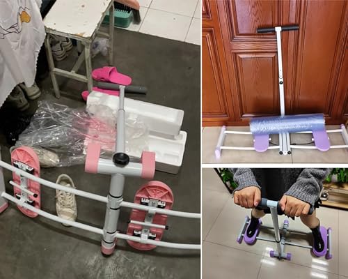 Máquina para ejercitar piernas con esterilla y mango en T miniatura 2