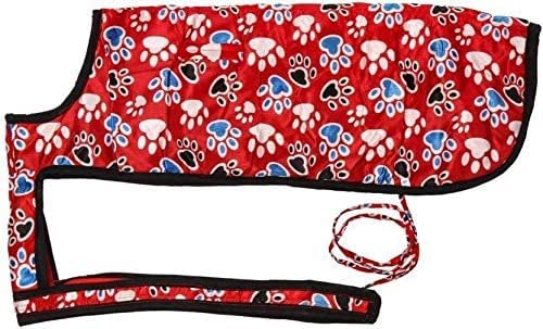 D&C PAWS Dog Winter Wear Jacket - Faux Fur Paw Printed Coat Warm and Comfortable Polyester Fleece Lining Wind Breaker Jacket for Dogs and Puppies - Size No. 26 (XX-Large) (B0CRVKBHMZ) Amazon Price History, Amazon Price Tracker