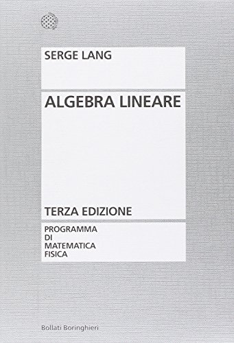  Algebra lineare