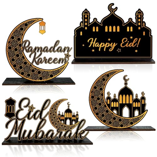 Eid Mubarak and Ramadan Kareem Craft Kit - 48 PCS DIY Mosque Scene Stickers for Kids, Create Your Own Religious Label Decal, Hanging Ornament Set for Eid Al-fitr Classroom Party Favor Goodie Supplies