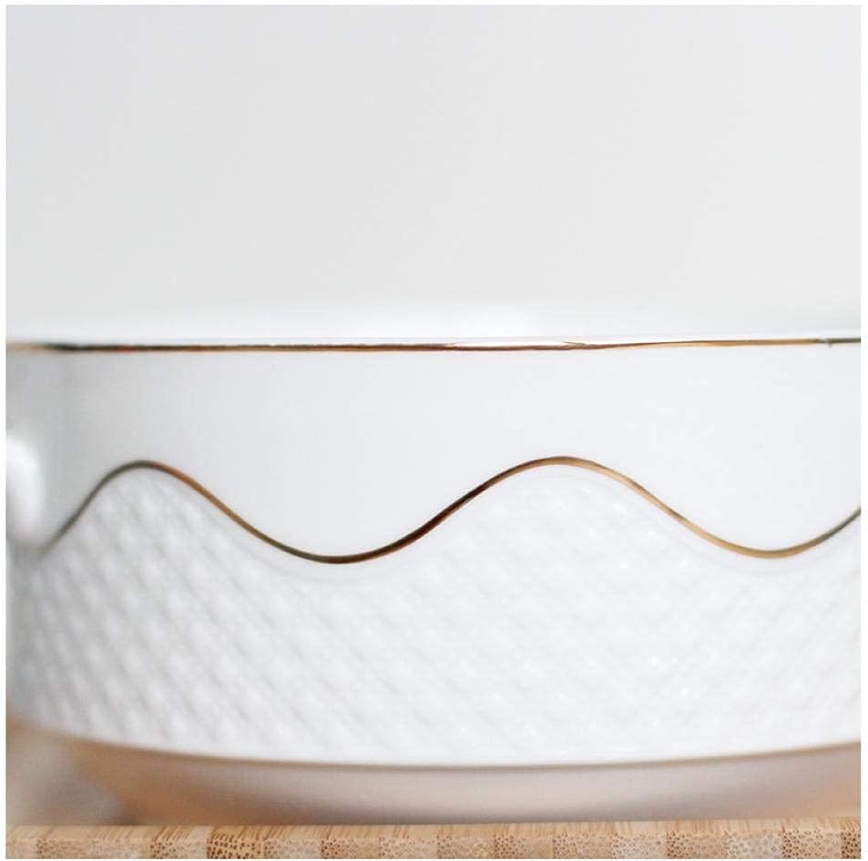 Daily Accessories Ceramic Instant Noodle Bowl with Double Handles Fresh Keeping Bowl for Lunch Box Large Kitchen with Handle and Glass Cover 6 Inch Type B 6 inches image 2