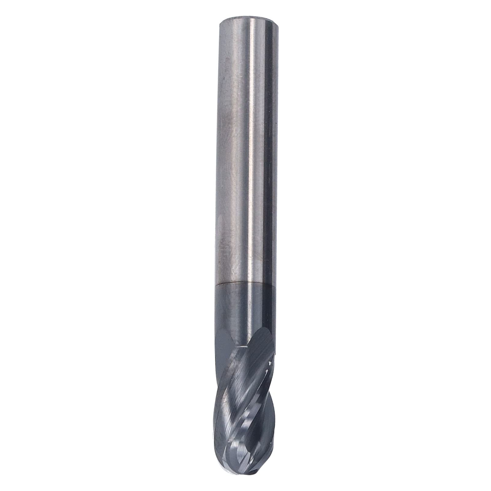 lyrlody Fresa de Punta Esférica de Carburo de Tungsteno, Fresa de 4 Flautas, Broca Enrutadora CNC en Espiral para Acrílico, PVC, Nailon, Resina, Madera, Mármol, Grabado, Recorte, Tallado