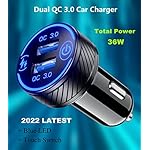USB-Car-Charger-Dual-QC30-Port-Car-Phone-Charger-36W-3A-Fast-Car-Charger-Adapter-with-Blue-LED-Touch-Switch-for-iPhone-13-12-11-Pro-Max-X-XR-XS-8-iPad-Galaxy-S21-20-10-9-Note-9