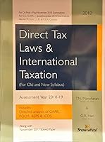 DIRECT TAX LAWS & INTERNATIONAL TAXATION 9350392887 Book Cover