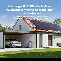 Jackery SolarVault 3 Pro Max AC Balkonkraftwerk Speicher mit Speicher 2,52 kWh, 2500W AC Coupling, 2.52–15.12kWh Erweiterbar, 2500W Einspeisung, 3680W Bypass, Notstrom, AI Energiemanagement – Ansicht 2