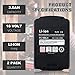 2 Pack Lithium 3.0Ah PC18B Batteries Replacement for Porter Cable 18V Battery PC18BL PC18BLX PCC489N PC18B-2 Compatible with Porter Cable 18V Power Tools