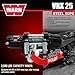WARN VRX 25 Powersport Winch – 2,500 lb Line Pull Rating, Steel Rope, 12V ATV/UTV Winch with Durable All-Metal Gear Train, Mechanical Brake & Weather-Resistant Design for Powersports Recovery