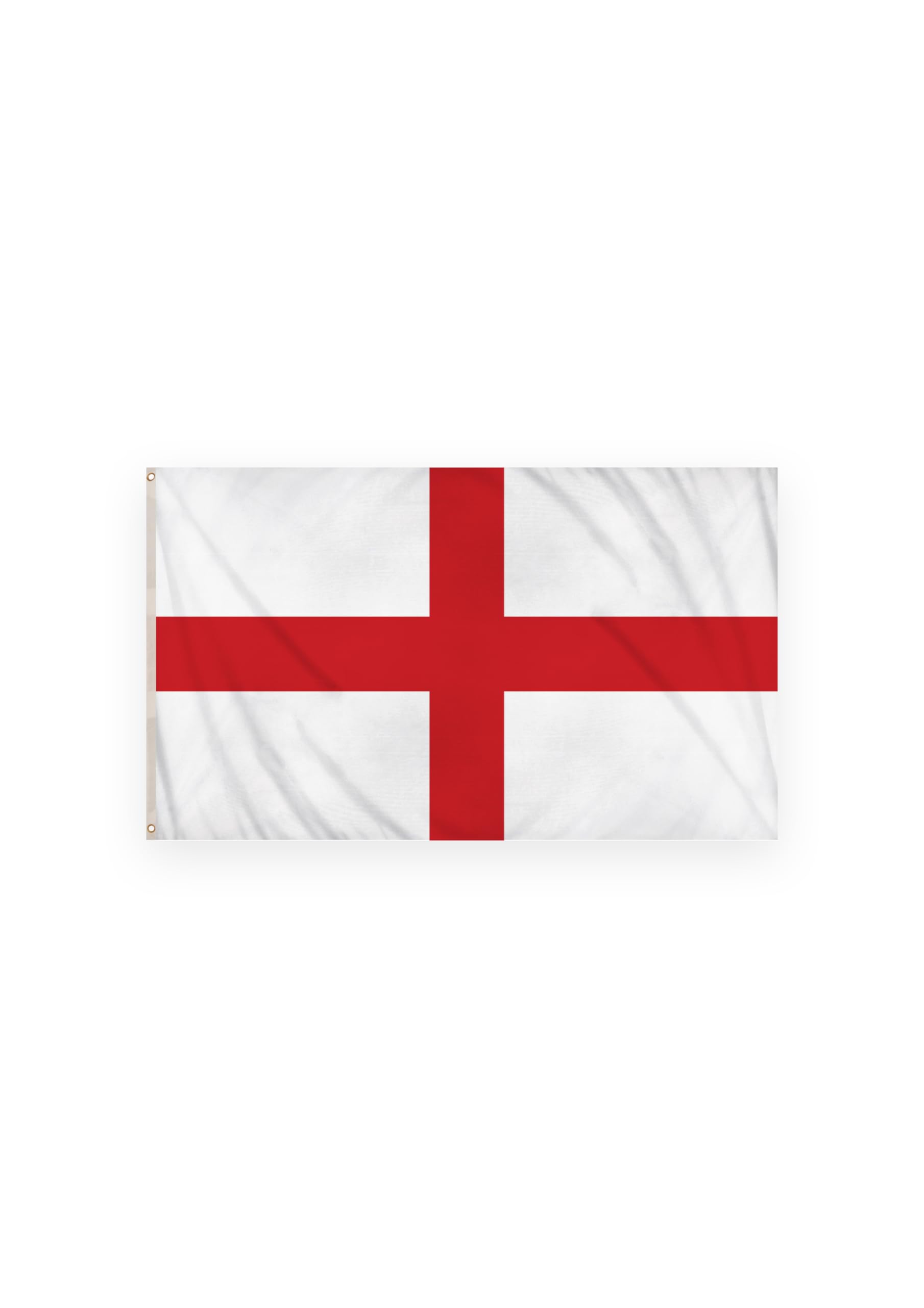 Henbrandt 3 x St George Cross Flags 3ft x 2ft - English Red & White Banner for Celebrations, Sports Events, Garden Parties & Patriotic Decorations