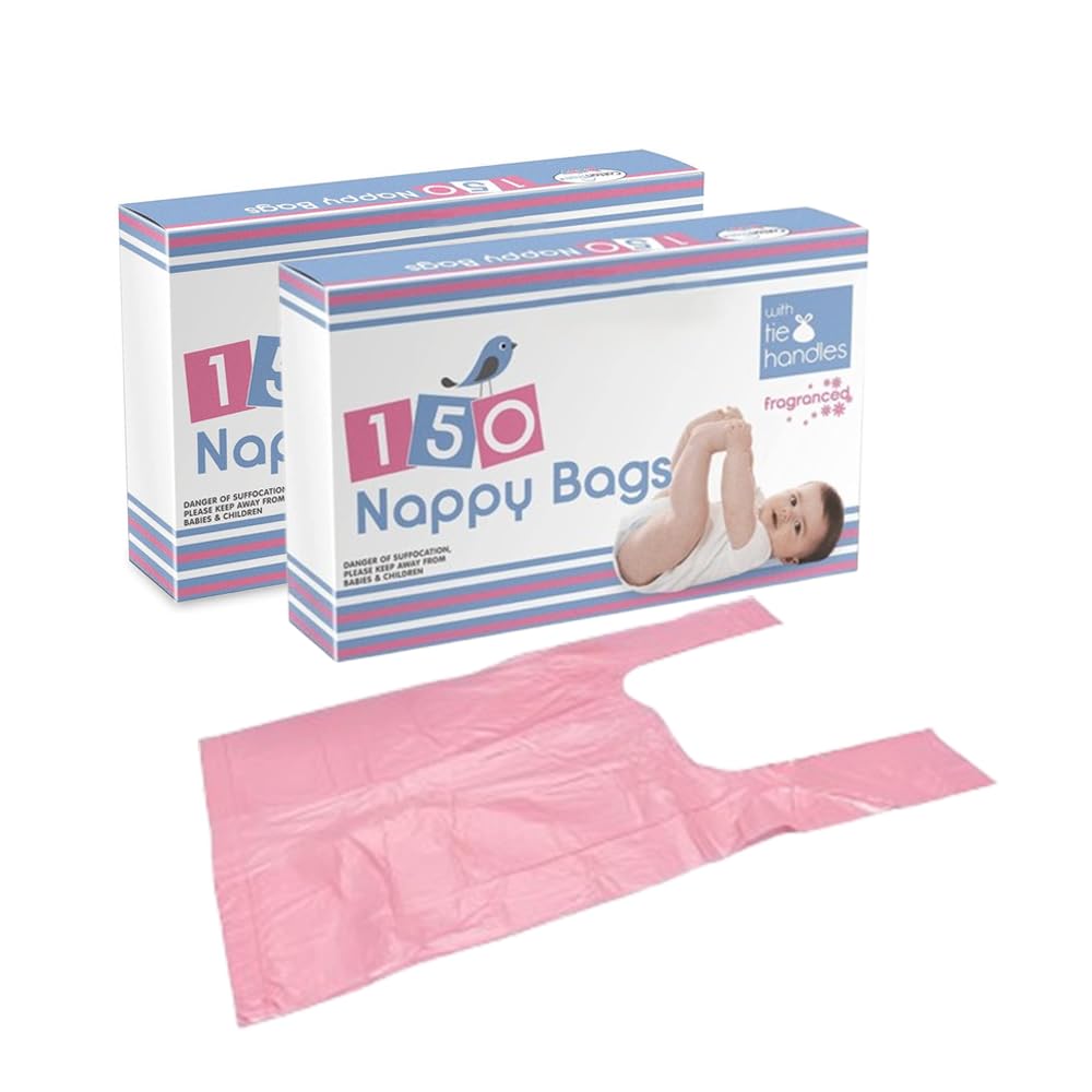Lot De 600 Sacs à Couches Jetables Parfumés Pour Bébé - Poignées Faciles à Nouer - Idéal Maison, Voyages Et Animaux