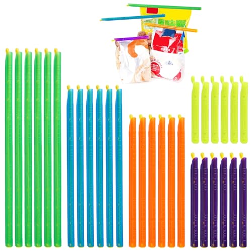 30 Stück Verschlussclips Für Beutel – 5 Größen, Wiederverwendbar, Luftdicht, Für Snacks, Mehl, Tierfutter & Mehr