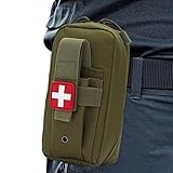 ⊸Amplio uso: esta bolsa es una bolsa muy útil para contener y almacenar suministros de primeros auxilios. Se puede usar ampliamente para traumatismos, supervivencia al aire libre, viajes, campamentos, caminatas, caza y primeros auxilios de emergencia en el hogar.