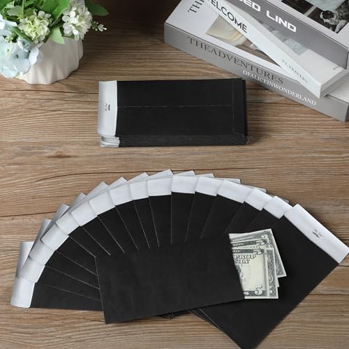 Image of Mr. Pen- Money Envelopes for Cash, 6.5 inch x 3.5 inch, 100 Pack, Kraft Paper | Self-Adhesive Bulk Cash Envelopes for Budgeting, Money and Coin Saving, Check, Budget, Small Item Organizing