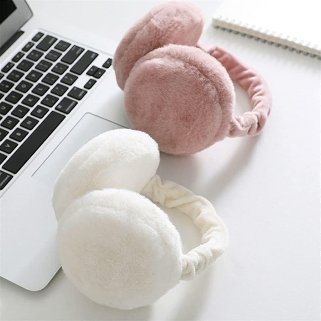 ZUMAHA Orejeras Plegables Orejeras de Invierno Cubierta de Oreja de Felpa Suave Auriculares cálidos Calentadores de oídos elásticos y cómodos
