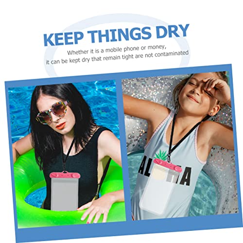 Uonlytech 8 Peças Bolsa Impermeável Móvel Bolsa impermeável para celular Bolsa impermeável para ativ