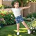 Sletend Starry Night Sky Girls’ Comfy Lined Shorts Lightweight & Skin-Friendly Cotton for All-Day Comfort Ideal for Travel Beach or Home Lounging Toddler Sizes