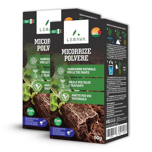 LERAVA® Micorrize Polvere [BIO] - Effetto ormone radicante per talee