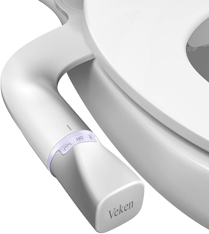 Buy Veken Bidet, Fresh Water UltraSlim Bidet Toilet Seat Attachment