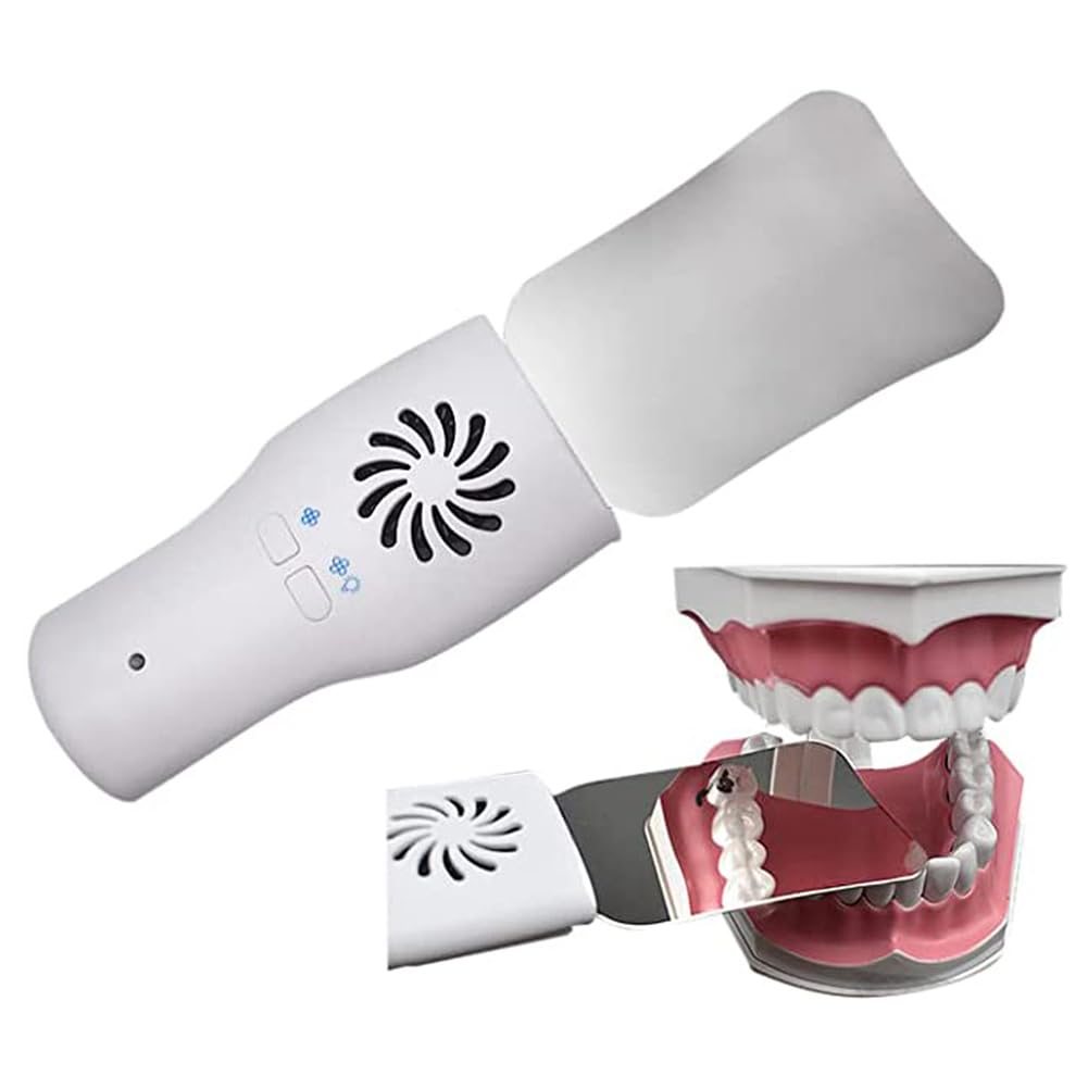 Zahnspiegel, LED-Kieferorthopädie-Spiegel Dental Doppelseitiger Reflektor, Anti-Fog-Zahnspiegel mit Licht, mit Griff, Zahnarzt-Mundpflege-Werkzeug