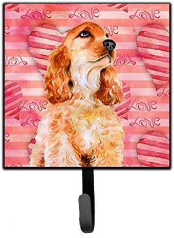 Caroline's Treasures BB9793SH4 Cocker Spaniel Love Wall Hook, Multicolor, Small image 2