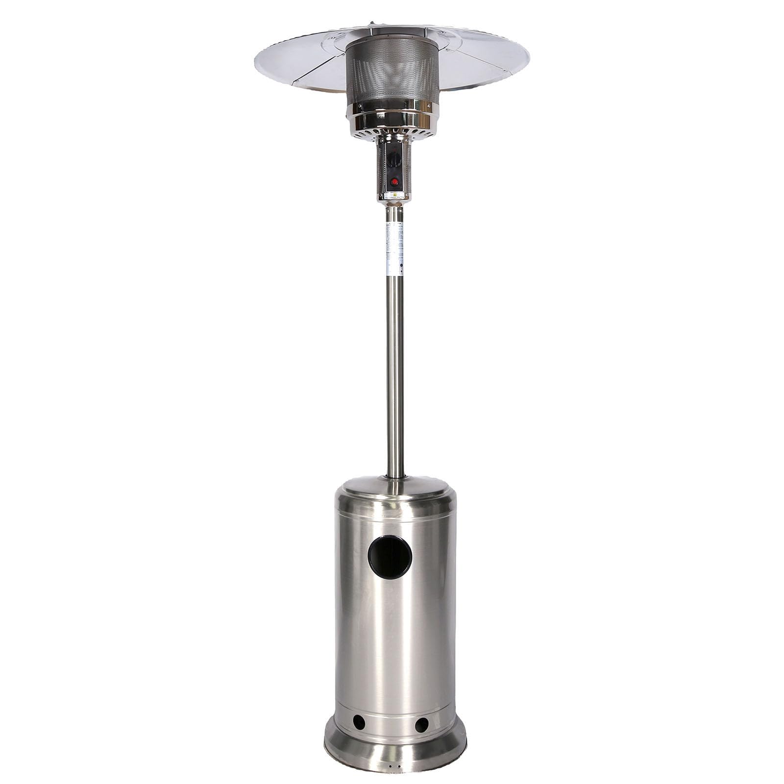 JSLJJBD Stufa A Gas,Stufa Elettrica da Esterno,Stufa A Gas, Riscaldamento Istantaneo, Riscaldamento Silenzioso, Stufa Mobile per Esterni Liquefiedgas Stainlesssteel