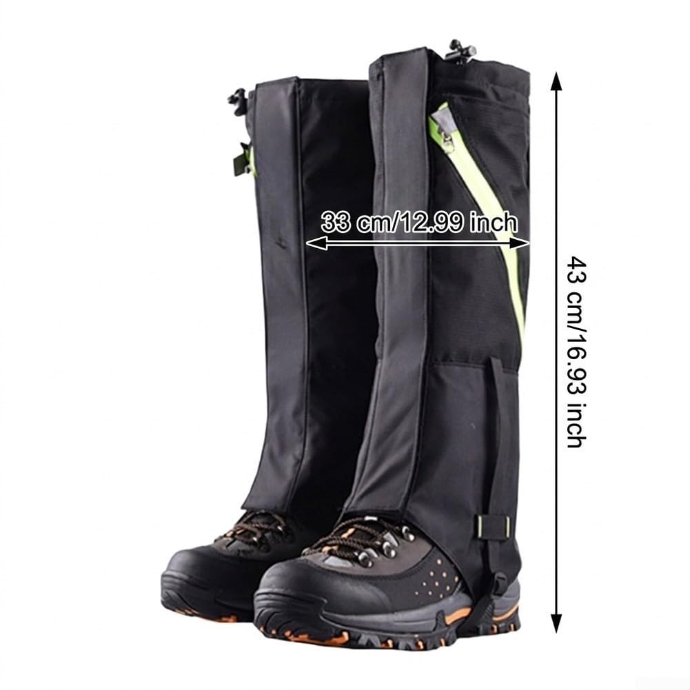 Polainas Nieve Desgaste 600D Outdoor Polainas Nieve Desgaste(Black 43cm)