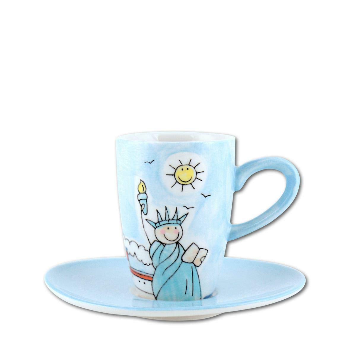 440s.de Mila Keramik Espresso-Tasse mit Untere, New York | MI-88005 | 4045303880054