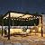 Louvered Pergola 10'x12', Full Aluminum Outdoor Pergola with Adjustable Rainproof and Gutter System, Hardtop Gazebo for Patio, Deck, Garden, Yard, Black
