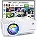 TOPVISION Mini Proiettore Portatile,1080P Nativa Video Proiettore Supporta 1080P Full HD,7000 Lumen con Display da 300”,Proiettore LCD per 120000 ore,Compatibile con HDMI/USB/SD/AV/VGA