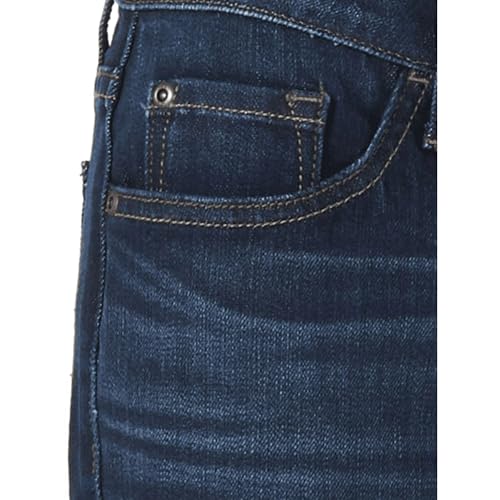 Lee Women's 5-Pocket Midrise Straight Leg Premium Denim Jean (US, Numeric, 20, Regular, Petite, Dark Wash)4