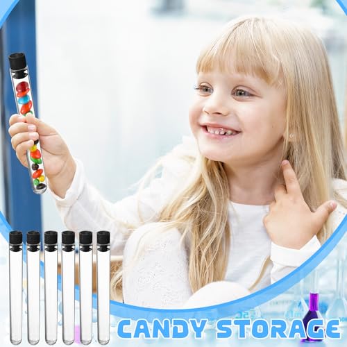 Tubes à essai transparents pour une déco de fête d'anniversaire scientifique - 5