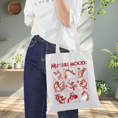 Bolso tote Mushu Dragon para mujer miniatura 5