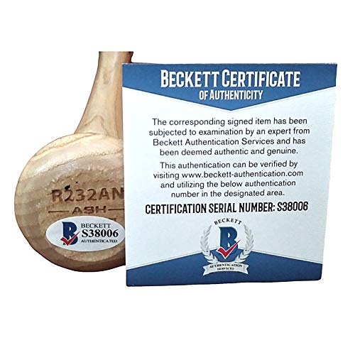 Ichiro Autograph Baseball Bat Proof Photo Beckett Authenticated Seattle Mariners Autographed Bats Orix Bluewave Signed Ichiro Suzuki Collectibles Auto #TOP5