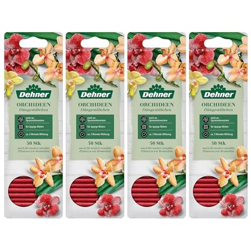 Dehner Düngestäbchen für Orchideen, 4 x 30 Stück (120 Stück)