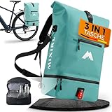 MIXIRL 3in1 Fahrradtaschen für Gepäckträger mit Rucksack 100% Wasserdicht 30L...