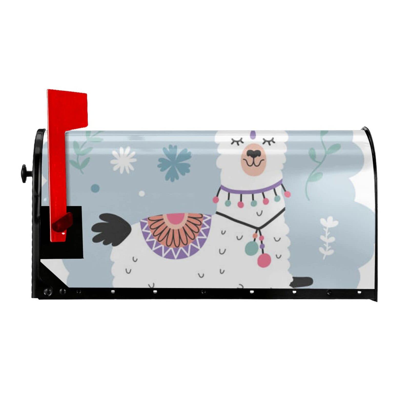 Couverture de boîte aux lettres imprimée lama pour insuffler de la joie dans votre jardin
