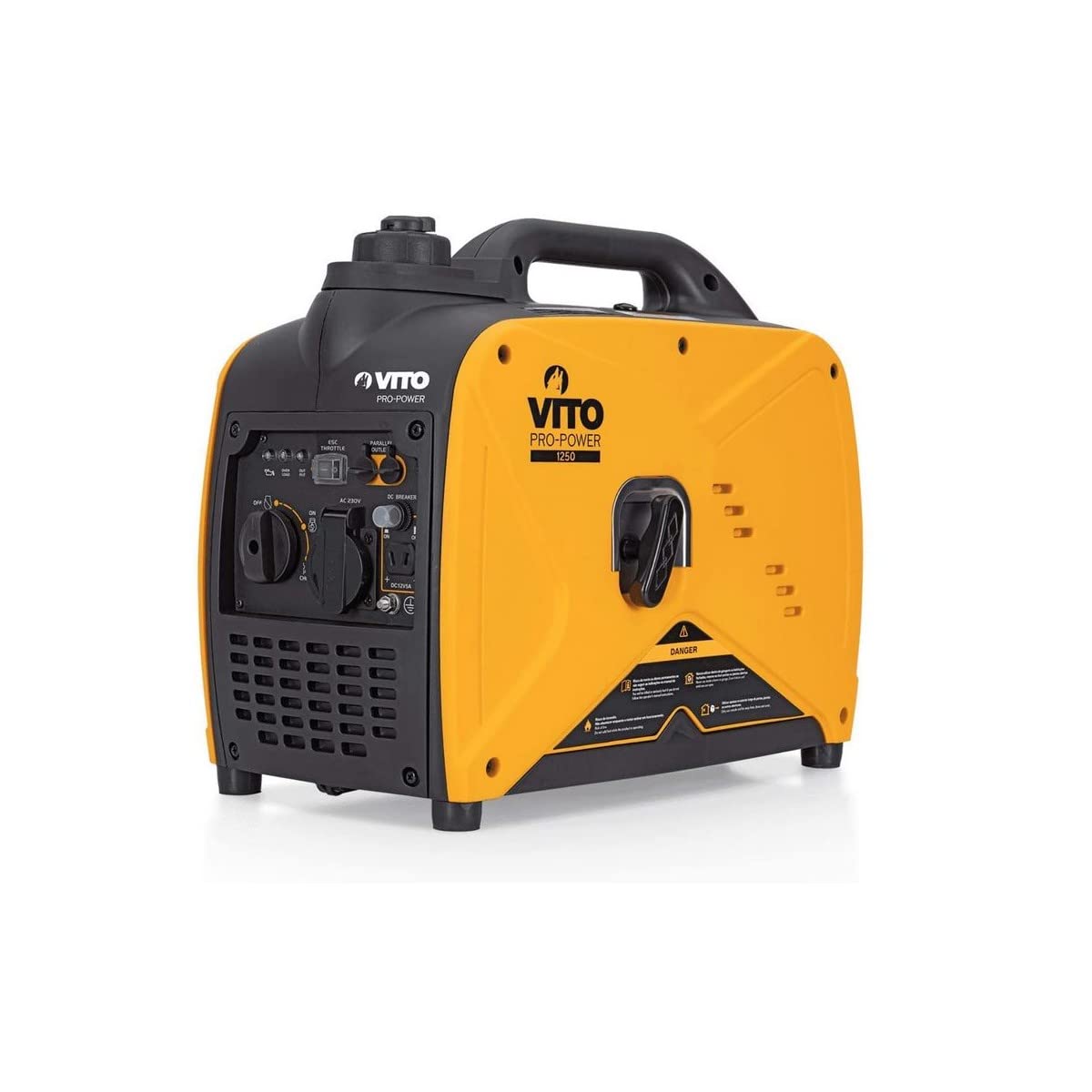 Inverter - Grupo electrógeno portátil (1400 W, 60 cc, silencioso)