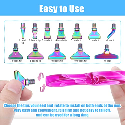 Zynery 27 Pcs Diamond Painting Pens Kit, 12 Pcs Metal Screw Thread Tips Stainless Steel Tips With 12 Clay, Diamond Art Pens 5D Diamond Painting Tools Accessories For Diy Crafts #TOP2