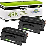 greencycle 2PK Compatible Toner Cartridge Replacement for HP 49X Q5949X 53X Q7553X use in 1320 1320n 1320nw 3390 3392 M2727nf P2015dn P2015 P2014 P2010 Series Printer (Black, 7000 Pages)