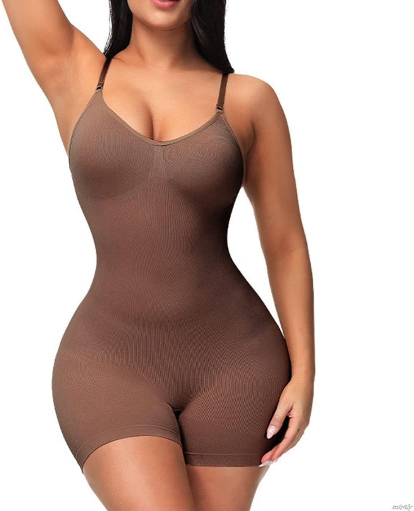 Bodysuit Shapewear Tummy Control Smoothing Tank Shapers Compression Underwear Seamless Smooth