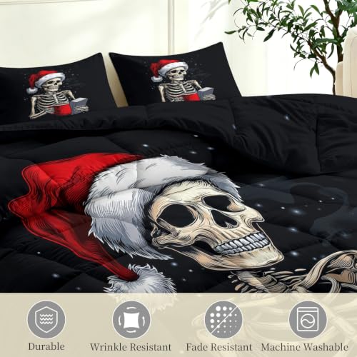 Edredón de calavera transpirable 155x220 para regular la temperatura y sudar menos 3